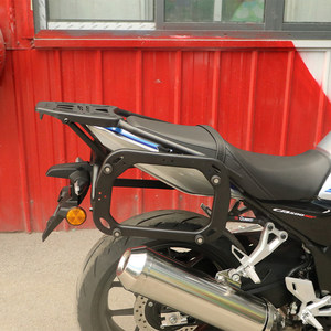 Support latéral pour valises Honda CB500SF en alliage d'aluminium, support latéral modifié pour valises <span class=keywords><strong>SHAD</strong></span>, support d'isolation pour sacoche latérale - Product Image 4