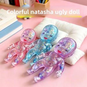 Muñeca Natasha, Juguete Antiestrés de Goma Moldeable con Purpurina de Colores, Juguete Pequeño de Rebote Lento para Jóvenes, Venta al Por Mayor - Product Image 3