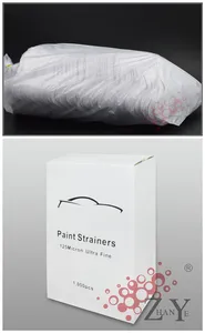 Différents microns produits d'entretien automobile jetables filtre à peinture cône mashen papier filtre à peinture