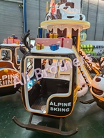 Manège d'avion rotatif en métal et fibre de verre à commande autonome pour enfants, pour centres commerciaux et parcs d'attractions en extérieur