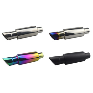 Automobile and Motorcycle Exhaust Pipe Tailpipe Universal Stainless Steel Straight <b>Drum</b> Decoration Modification - Product Image 5