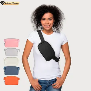 BSCI sac banane en nylon personnalisé sacs de ceinture à bandoulière pour femmes et dames sac de ceinture professionnel pour sac banane de sport