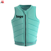 Penjualan terlaris kustom olahraga AIR profesional berselancar Wakeboarding olahraga air rompi pelampung Neoprene jaket pelampung benturan