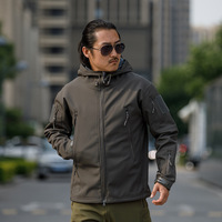 Vente en gros de vestes de randonnée PASUXI légères et imperméables pour l'hiver Vestes camouflage à capuche souples et imperméables pour le camping grande taille pour hommes