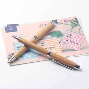 Bolígrafo de Bambú de Lujo para Hotel, Oficina, Escuela, Regalo, Personalizado, Ecológico, con Punta de Bola Giratoria - Product Image 1