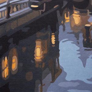 Kit de Pintura por Números, Escena Nocturna del Canal de la Atardecer en Venecia, Lienzo Acrílico DIY, Manualidades para Adultos, Set de Regalo, Decoración de Pared para el Hogar - Product Image 5