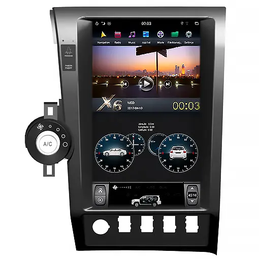 Canónico Android 11,0 de 13,6 "Tesla de pantalla Vertical reproductor de DVD del coche para Toyota Tundra 2007-2013 navegación GPS reproductor Multimedia
