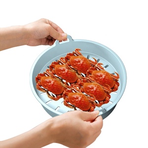 Streamer de Silicona para alimentos, olla de 20cm, impermeable, utensilios de cocina seguros, <span class=keywords><strong>Vaporera</strong></span> de Silicona ODM OEM, novedad - Product Image 2