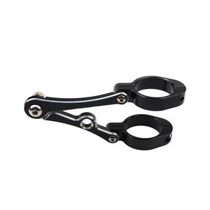 RTS faro motocicleta soporte proyector soporte para helicóptero Bobber Cafe Racer CNC tubo de horquilla montaje abrazadera accesorios 41mm - Product Image 3