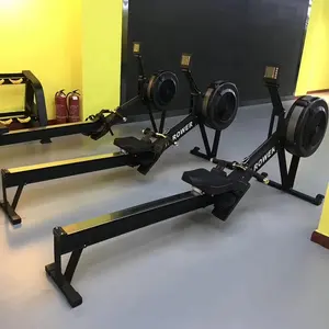 Yeni katlanmış fitness ekipmanları hava Rower kürek makinesi