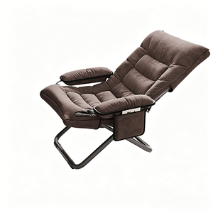 Fauteuil inclinable moderne, réglable, portable, rembourré et pliable <span class=keywords><strong>avec</strong></span> <span class=keywords><strong>accoudoirs</strong></span> et poche latérale, <span class=keywords><strong>chaise</strong></span> <span class=keywords><strong>de</strong></span> loisirs <span class=keywords><strong>pour</strong></span> mobilier d'extérieur et camping - Product Image 1