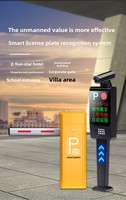 Écran LED intelligent en acier 300W avec reconnaissance de pixels HD pour plaque d'immatriculation, bras de décollage et d'atterrissage réglable, prix usine