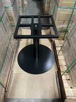 Pieds de table ronds robustes Lifepursue en acier doux, base de table personnalisée