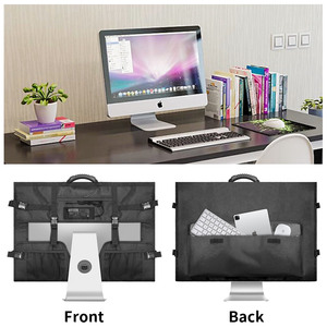 27 Inch Computer All In One Carrying Case Soft Nylon Black Travel Bag For Desktop Monitor - Product Image 1