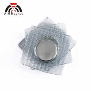 China supplier TPU sewing custom size disc shape neodymium magnet button for clothes