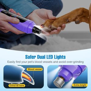 Producto Popular para el Cuidado de Mascotas, Tendencia 2026, Cortaúñas Silencioso Recargable de 6 Velocidades con Pantalla LCD para Perros y Gatos Pequeños, Medianos y Grandes - Product Image 4
