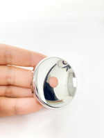 Fermoirs en laiton, crochets, accessoires, attaches, finition polie, haute qualité, plaqué or véritable et or blanc, fabriqué en Chine