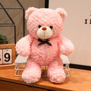 30厘米廉价彩色软毛绒泰迪熊带蝴蝶结适合拥抱定制毛绒泰迪熊 - Product Image 4