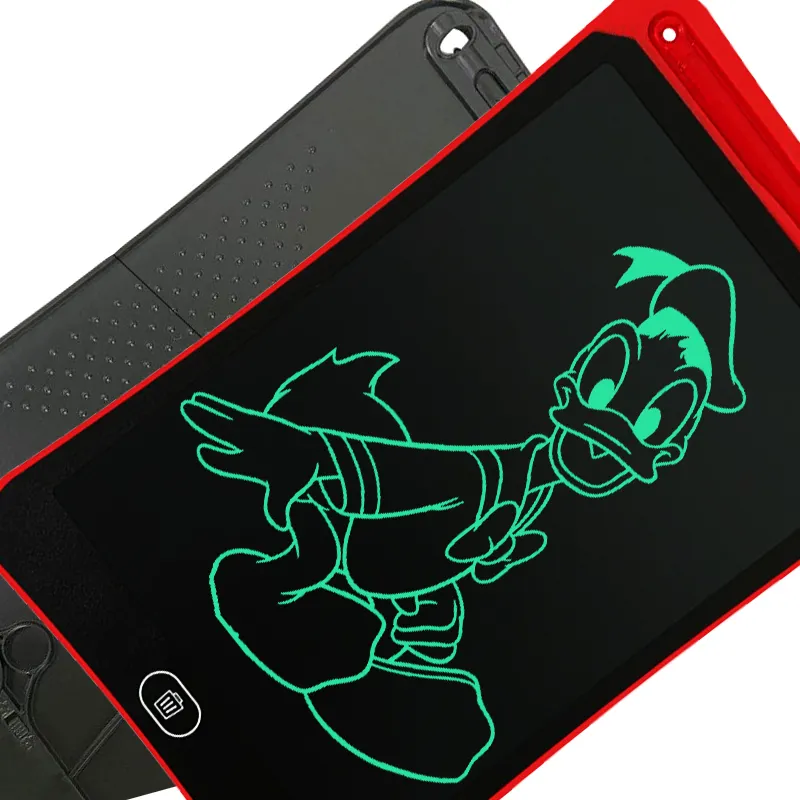 Tablet de desenho gráfico personalizado, placa de escrita para crianças escolha placa de escrita com 6 cores, conjunto de brinquedos de desenho de 146*226*5.6mm