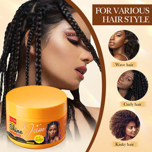 La crème capillaire SADOER Premium Grade Styling Shiny Jam à base de plantes la plus populaire 227g – Hydratante, nourrissante et adoucissante - Product Image 6