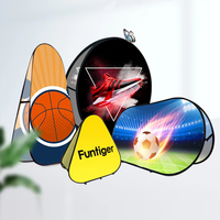 Bannières publicitaires pliables et pratiques avec cadre double face pour présentoir bannières personnalisées de plusieurs tailles avec logo de formes bannière pop-up