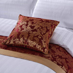 Parure de lit d'hôtel en coton blanc, rayures de 1 cm et 3 cm, douce, luxueuse, neuve, à prix abordable, avec housse de couette et taies d'oreiller - Product Image 3