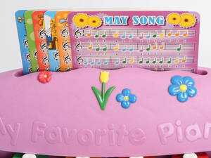 Piano Musical Infantil de Plástico ABS para Bebês de 0 a 3 Anos - Brinquedo Eletrônico Modelo Flor - Product Image 4