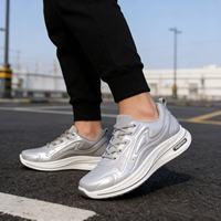 Dernières tendances en matière de chaussures de sport pour hommes, chaussures de course à lacets, confortables, légères, semelle intermédiaire en EVA, empeigne en mesh, été, printemps