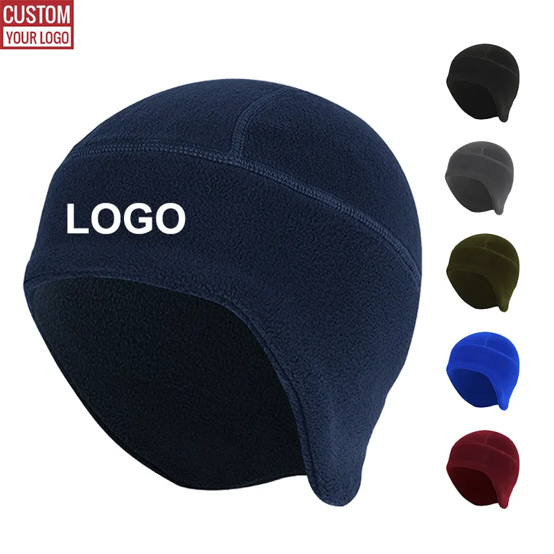 Winter Warm Cold Weather Breathable Riding Polar Fleece Hat with Ear Flap for Men and Women