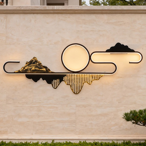 Outdoor <b>Solar</b> Wall <b>Lamp</b> Led Long Strip Light For Villa Courtyard Garden Landscape Decoration - Product Image 1