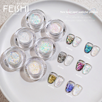 Soldes d'été : Poudre de paillettes pour ongles, effet bonbon coloré, paillettes aurora, pigment pour vernis à ongles