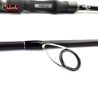 Canne à pêche TAKEDO IM7 100% 30T Carbon 4 Sections Spinning et 7 'Baitcasting ML Power pour la pêche en eau douce salée
