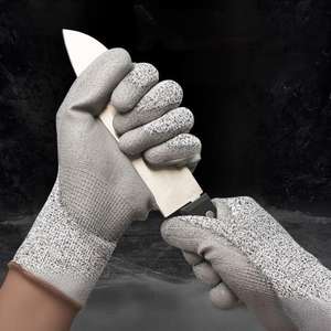 قفازات مقاومة للقطع من الدرجة 5 من البولي يوريثينك بطول الأوبرا سميكة مقاومة للانزلاق قفازات عمل للخضروات والمأكولات البحرية للعمل - Product Image 1