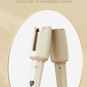 Rizador de Pelo Giratorio, Rizador de Pelo de Plástico de Marca Privada, Rizador de Pelo Automático Rosa - Product Image 2