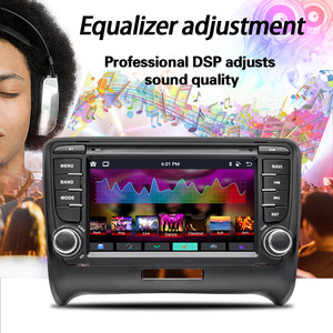 Para Audi TT Mk2 8J sistema de navegación de coche todo en uno 7 pulgadas <span class=keywords><strong>Android</strong></span> Control Central inteligente USB grande CarPlay 1 año de marcha atrás - Product Image 2