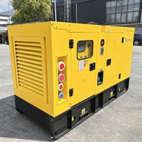 Générateur diesel silencieux jaune triphasé 50 KVA 50KVA 40KW 40 KW ISUZ U