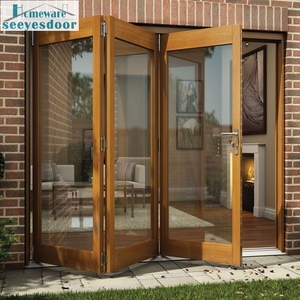 <span class=keywords><strong>Puerta</strong></span> Plegable de Aluminio con Vidrio Templado Aislante Moderno Seeyesdoor, con Acabado <span class=keywords><strong>para</strong></span> Exteriores de Villas - Product Image 2