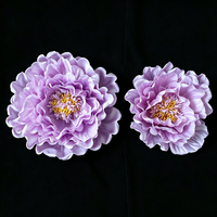 Bunga Peony Raksasa Sutra Buatan 45-55cm, Penjual Terlaris, untuk Dekorasi Jendela dan Pernikahan