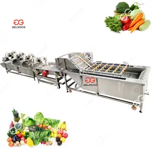 Lavadora automática de verduras con esterilización de ozono Lavadora y secadora de frutas y verduras