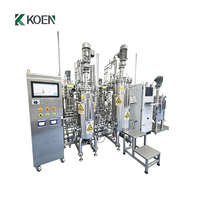Bioréacteur en acier inoxydable enveloppé de 5L à 5000L avec contrôle PLC et système CIP pour l'industrie de la bioprocédure