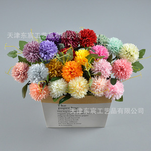 Dongchen Crafts Artificial Chrysanthemum <b>Silk</b> <b>Flower</b> 30cm-100cm Home Decor Wedding Props - Product Image 2