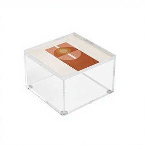 Bestest Quality Acrylic Sweets Box Square Shape Customized Size Dates Dessert Box From Manufacturer In India - Product Image 1