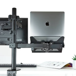 Soporte adaptador para portátil VESA, compatible con diversas pantallas; ideal para mejorar la ergonomía y el espacio de trabajo. - Product Image 1