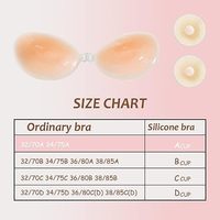 Soutien-gorge collant en silicone pour femmes, imperméable et réutilisable, dos nu, sans bretelles, soutien-gorge auto-adhésif invisible pour femmes