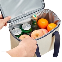 Sac isotherme portable, sac à déjeuner imperméable en Oxford, sacs à déjeuner épais avec blocs de glace, panier à déjeuner pour un usage quotidien