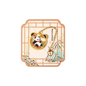 Segnalibro in metallo intagliato a forma di panda, raffinato segnalibro in stile cinese, regalo creativo e culturale per bambini e studenti, ideale per la lettura - Product Image 5