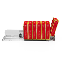 Présentoir de gestion intelligente du tabac en gros, système de poussée coulissant pour produits promotionnels, poussoir de rayonnage à ressort pour cigarettes et tabac