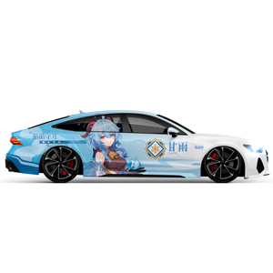 ขายส่งGenshin Impact <span class=keywords><strong>Itasha</strong></span> 17 อะนิเมะสาวรถด้านข้างห่อกราฟิกสีเต็มรูปแบบไวนิลรูปลอกJDMสติกเกอร์พอดีกับรถยนต์ใดๆ - Product Image 2