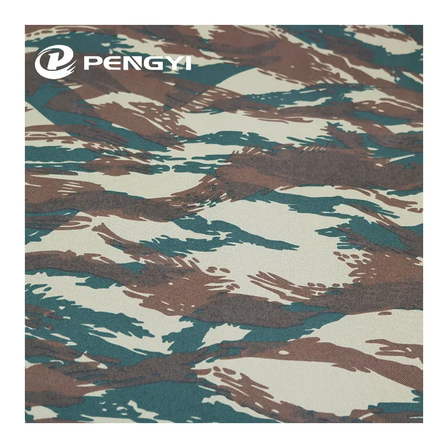 Hete Verkoop Waterdichte Griekse Camouflagestof 1000d Oxford Camouflage Digitale Bedrukte Cordura Stof