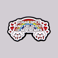Broche émaillée SUGAR, SPICE avec citations arc-en-ciel, épingles de revers, badges pour sacs à dos, accessoires vestimentaires, bijoux de mode, cadeaux